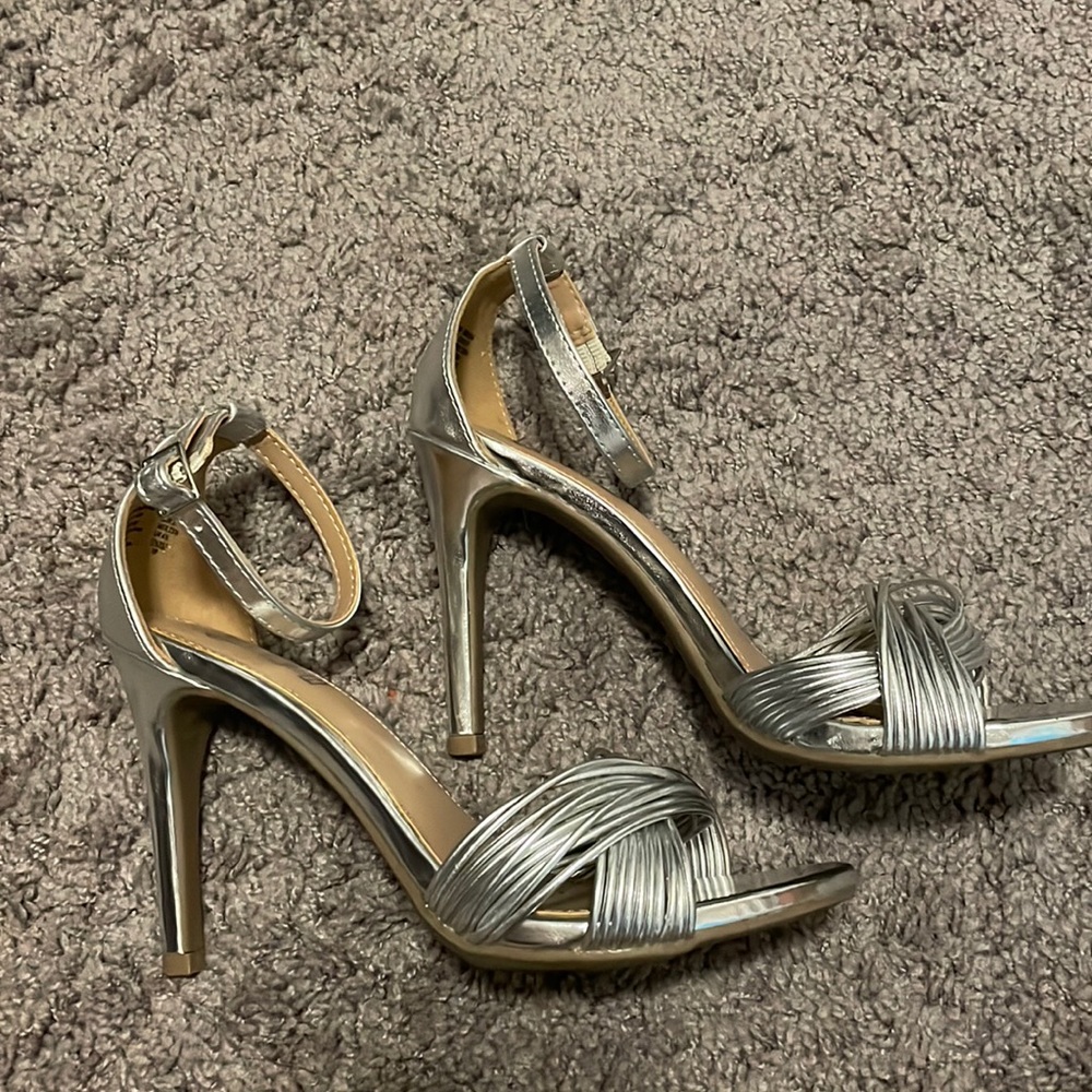 Silver heels